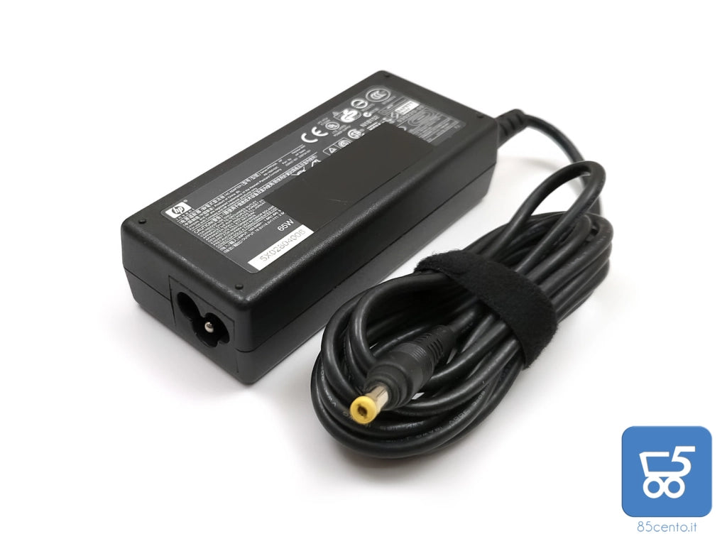Caricabatterie Alimentatore ORIGINALE HP 65W 18.5V 3.5A Spinotto 4.8mm x 1.7mm Usato