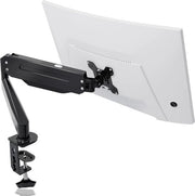 Braccio di Monitor per schermo LED LCD da 17-27 pollici - Montaggio Vesa a gas per 75/100mm - Supporto da tavolo MD8 - Nero