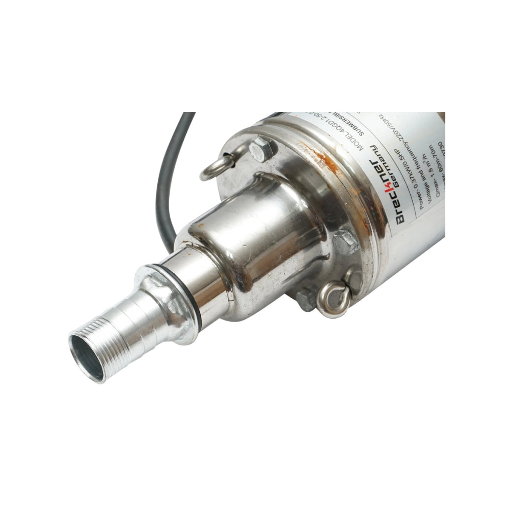 Pompa sommersa 4 pollici, 370W, 30L/min, profondità 50m, 220V 4QGD1.2-50-0.37Y Breckner Germany