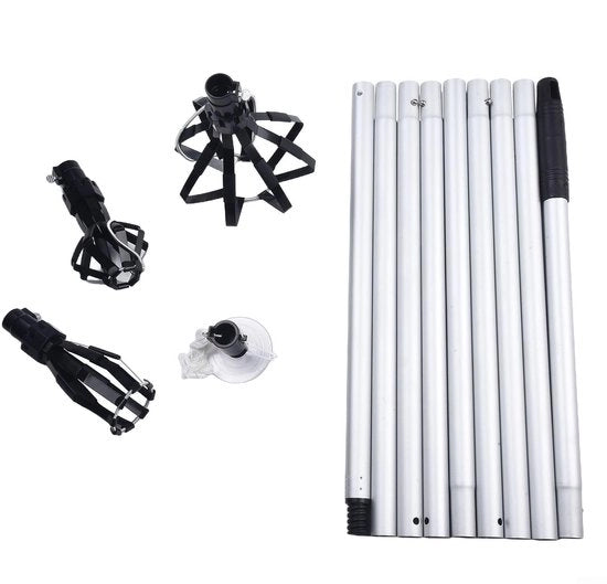 Sostituzione Lampada a Sfere Telescopica con Regolazione di Altezza - Cambio Luce Efficiente - Dimensioni 40 x 5 x 5 cm - Ideale per Altissime Postazioni
