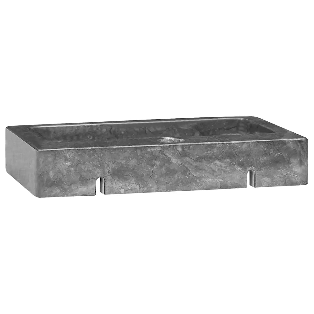 Lavello a Parete Grigio 38x24x6,5 cm in Marmo CFW6861626