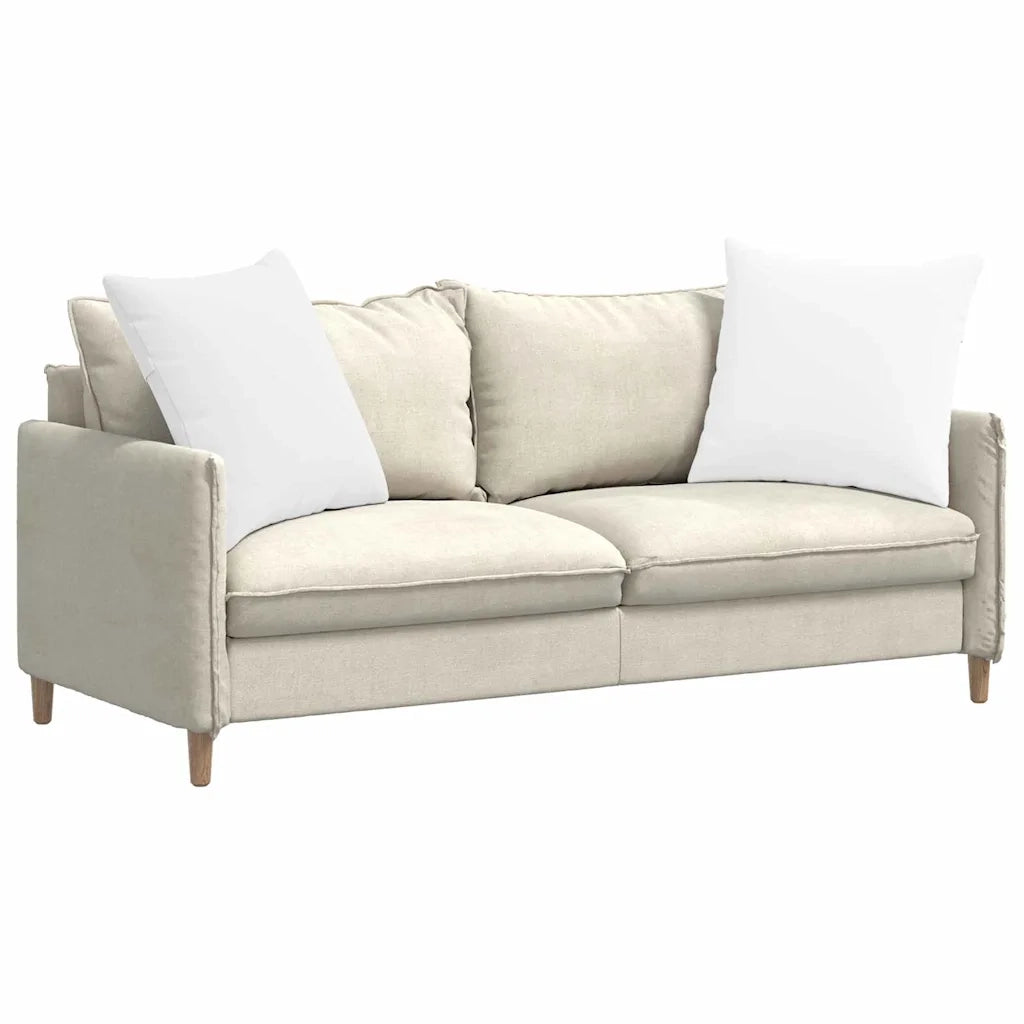 Cuscini da Divano 2 pcs Bianco 60 x 60 cm Tessuto