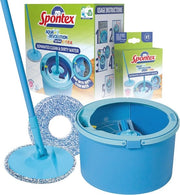 Spin Mop con Asciugamano in Lana e Veloce per Pavimenti Duri