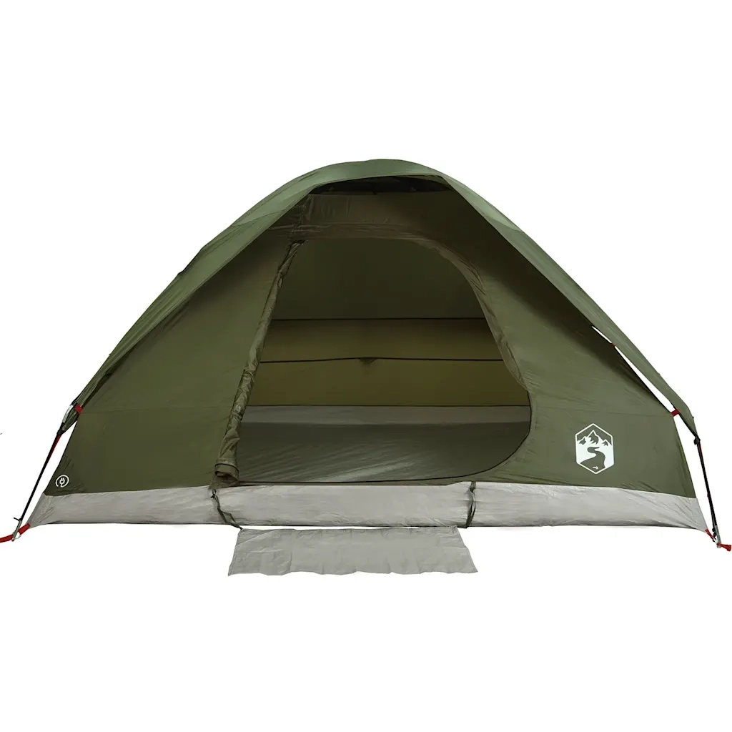 Tenda da Campeggio a Cupola 4 Persone Verde Oliva Impermeabile 4009642