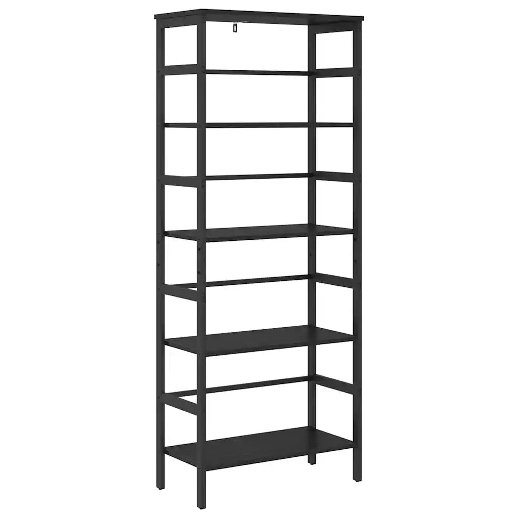 Libreria Rovere Nero 60 x 29,5 x 149 cm Legno multistrato 883928