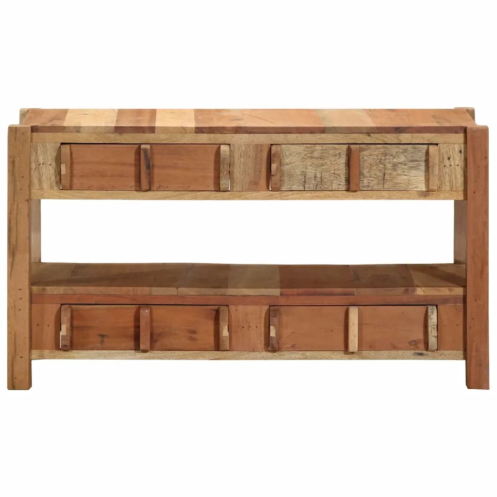 Mobile TV Marrone 83 x 33 x 46 cm Legno Recuperato Massello 4019626