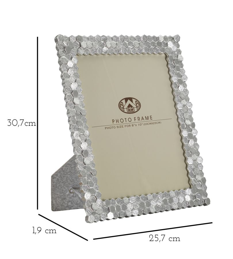 Cornice Silvy 25,7x1,9x30,7 cm in Poliresina e Vetro