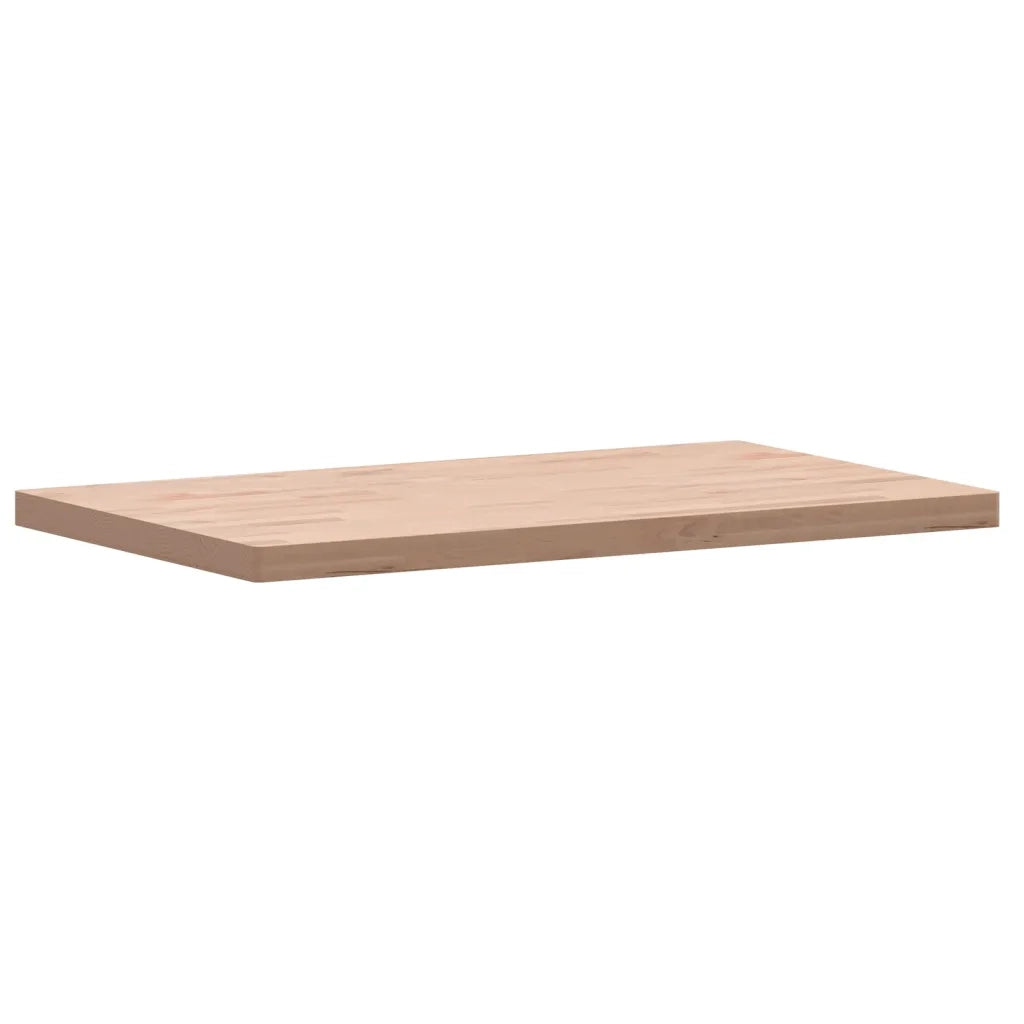 Piano Tavolo | Superficie Tavolo | Piano Scrivania 100x60x4cm Rettangolare Legno Massello di Faggio