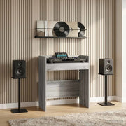 Tavolo DJ Sonoma grigio 102 x 45 x 102 cm Legno ingegnerizzato 8006745