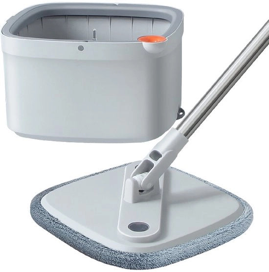 Dweil a mano rotativa, testa dweil separatore sporco, asciugamano, accessori, 5 pezzi, quadrato 22CM
