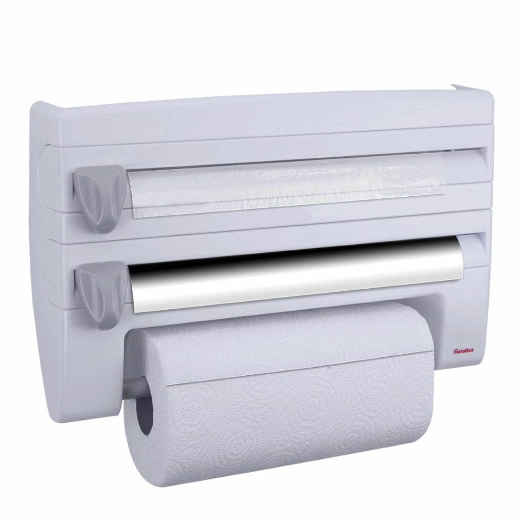 Dispenser Porta Rotoli Carta Cucina Plastica - Metaltex