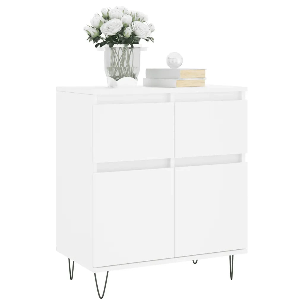 Credenza | Madia | Buffet da pranzo | Armadio da pranzo Bianca 60x35x70 cm in Legno Multistrato