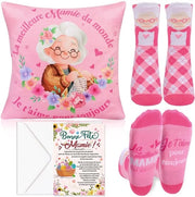 Cuscino per nonna - Regalo di compleanno - Giubileo - Natale - Dono unico - Cotone confortevole - Sacco da letto