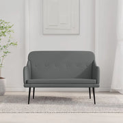 Panca-Sgabello Grigio Scuro 110x76x80 cm in Tessuto