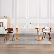 Sedie da Pranzo 2 pz in Legno Piegato e Similpelle cod mxl 21515