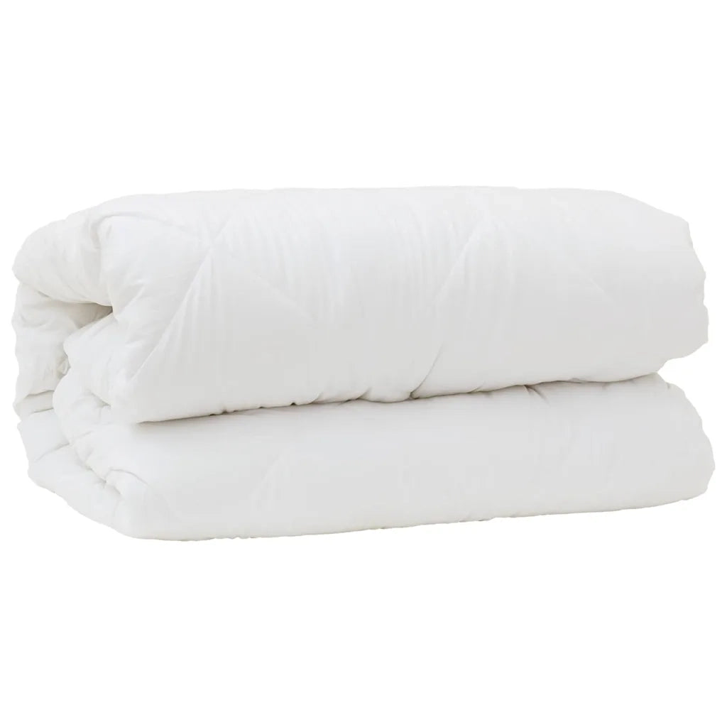 vidaXL Piumone con Cuscini Altro 3 pcs Bianco 200 x 220 cm Microfibra