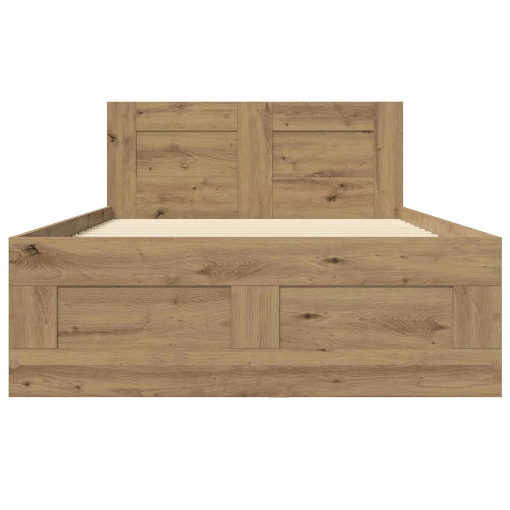 Struttura letto con testata Rovere Artigianale 80 x 200 cm 3429684