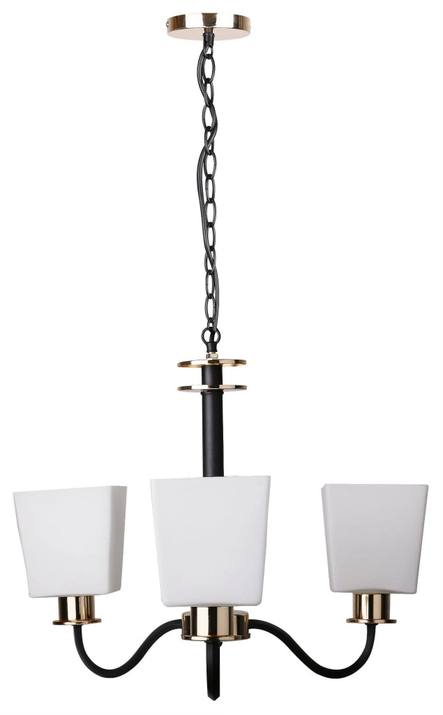 Lampadario Schubert Candellux nero 3xE27 40W dimmerabile metallo