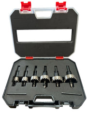 Set Di 6 Frese A Tazza Denti In Metallo Duro Per Ferro Alluminio Da 6 a 35 80240