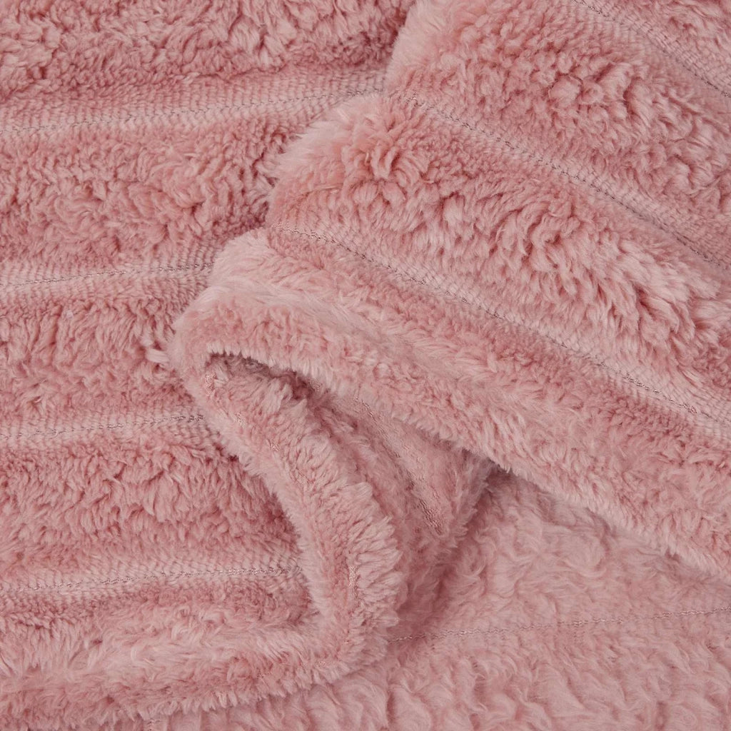 Coperta Rosa 240 x 220 cm Panno 42016863