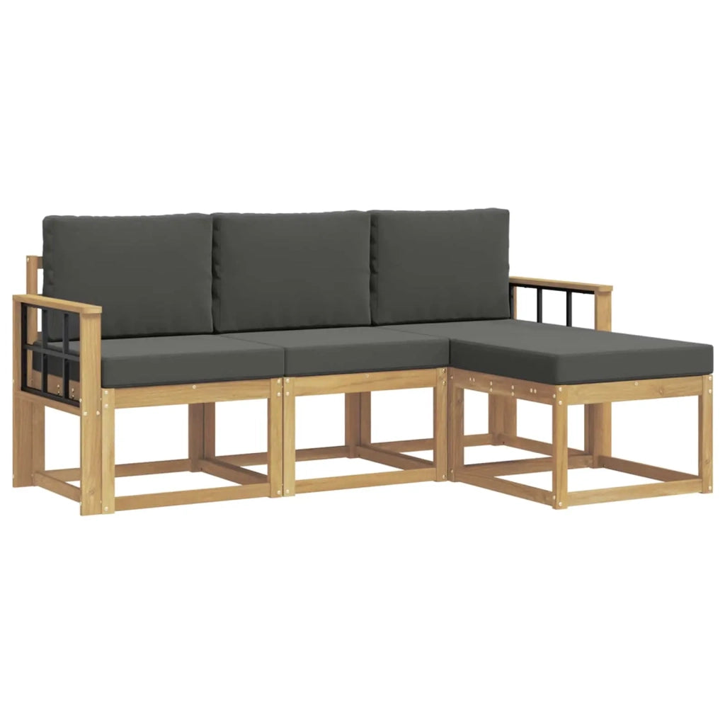 Set di divani da esterno 4 pz 3387466
