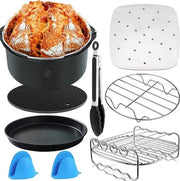 Accessori per Airfryer - Set di Accessori per Airfryer - Adatto per Fritto ad Aria