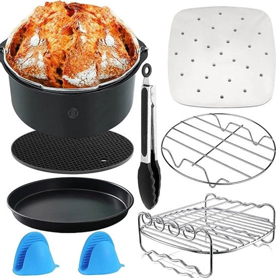 Accessori per Airfryer - Set di Accessori per Airfryer - Adatto per Fritto ad Aria