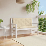 Cuscino per Panca Beige 120x(50+50)x7 cm in Tessuto Oxford 315007