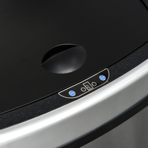 Easycomfort Pattumiera Cestino Bidone con Coperchio a Sensore ad Infrarossi per Cucina Bagno Capacità 58L in Acciaio ABS 40.9 × 28.9 × 68cm