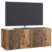 Mobile TV da Muro | Armadietto TV | Mobile Porta TV Legno antico 78,5 x 31 x 30 cm