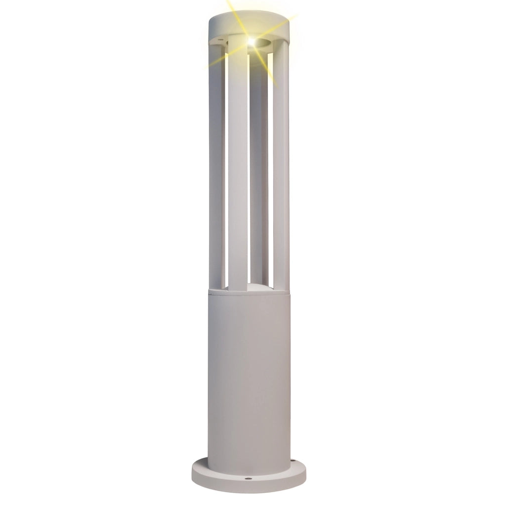Lampione LED 12W esterno IP65 lampioncino luce giardino cortile viale 60cm 230V BIANCO 4000K