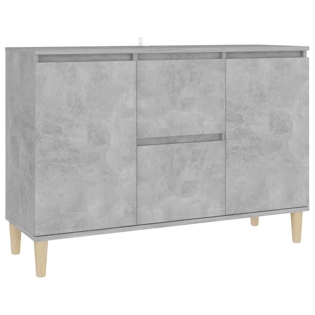 Buffet credenza cassettiera armadio mobile contenitore organizer per cucina soggiorno salotto 101 x 35 x 70 cm legno ingegnerizzato grigio 02_0031833