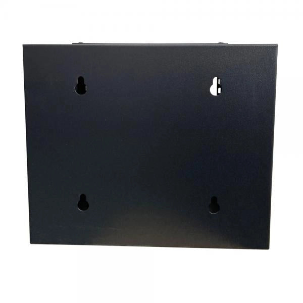 Armadio Rack 10'' a Muro 6 Unità Pannelli Asportabili Nero