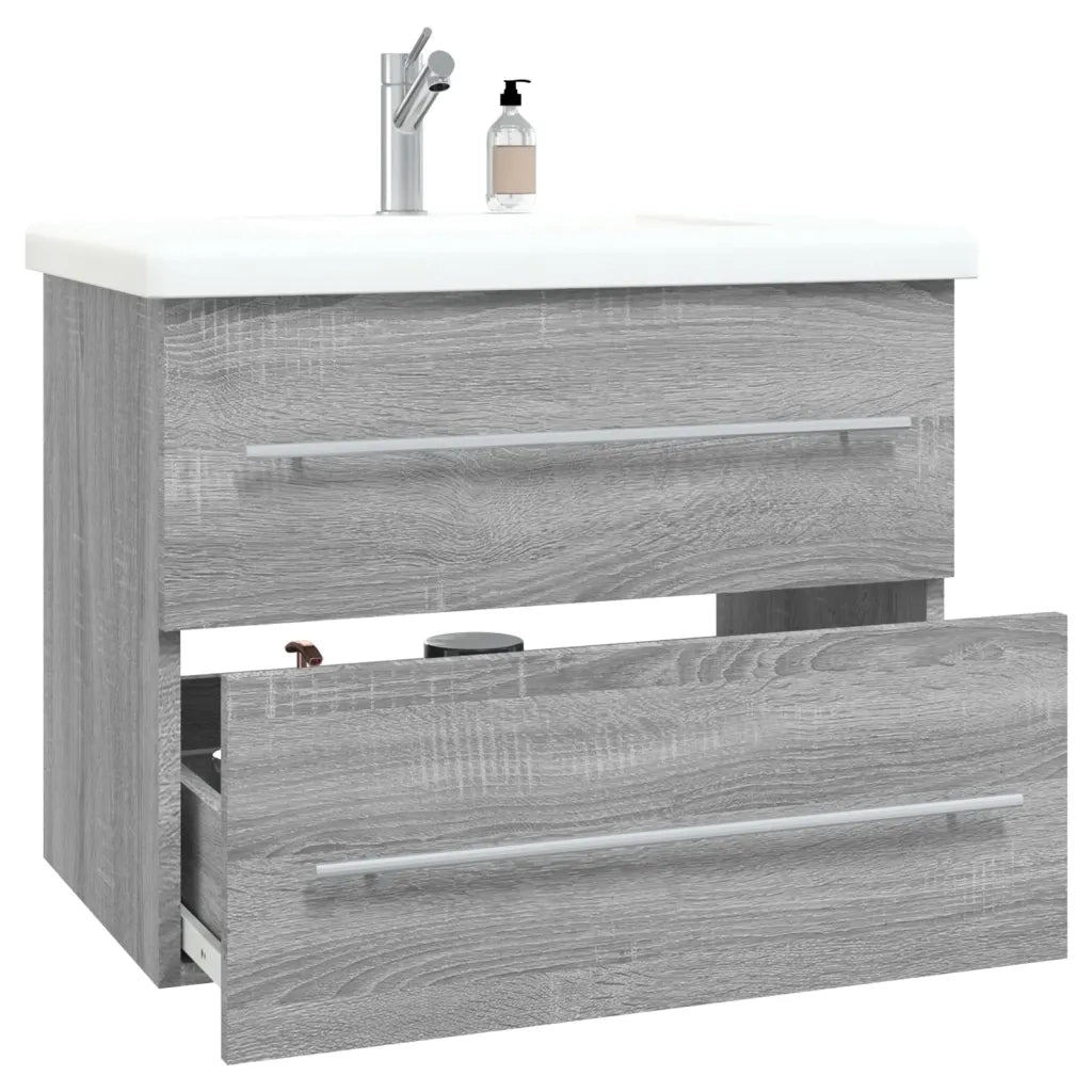 Mobile Lavabo | Armadio Lavabo Grigio Sonoma 60x38,5x48 cm in Legno Multistrato