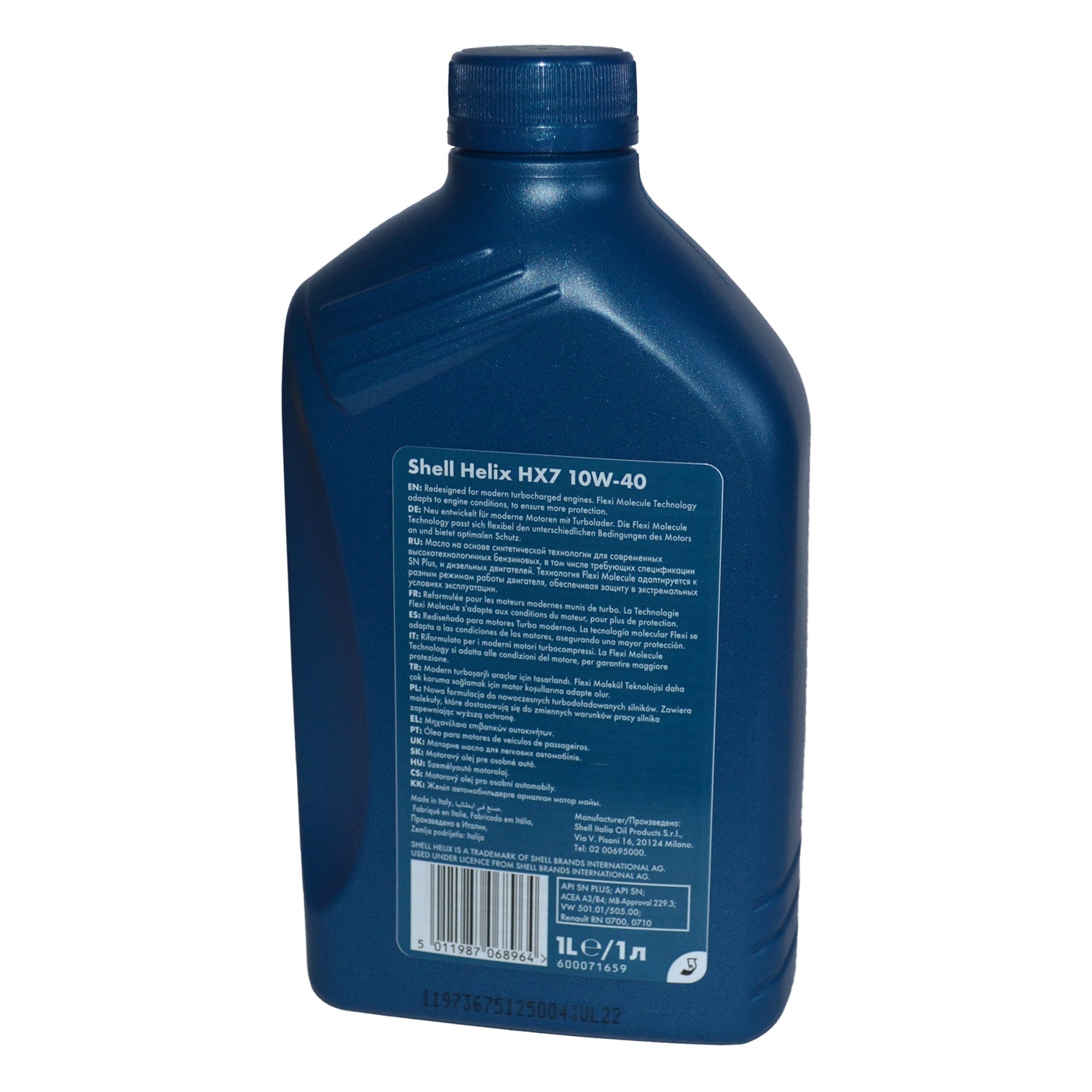 OLIO SHELLHELIX 10W40 LT.1