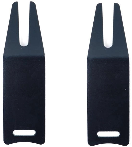 Kit di riparazione per buche da golf 2 pezzi - Marcatori da golf - Alluminio - Sostenibile - Design classico - 2,5 x 8 cm - Attrezzo da golf