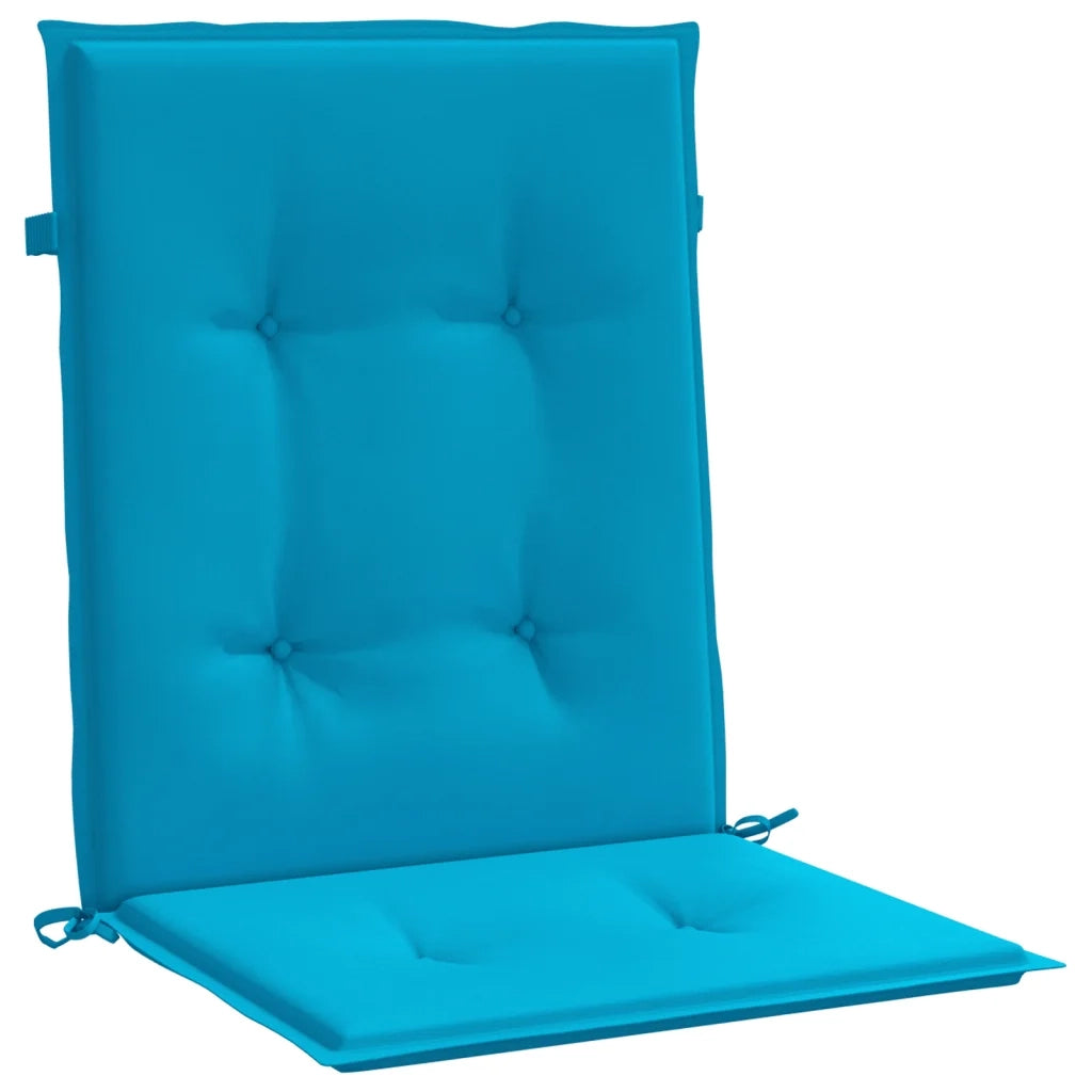 Cuscini per Sedia 4 pz | Cuscini per sedie Blu 100x50x3 cm in Tessuto Oxford