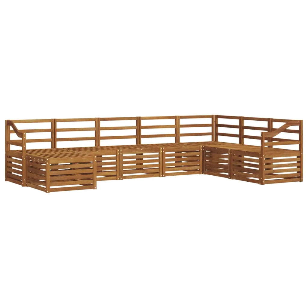 Set di divani da esterno 8 pcs Naturale 3375304