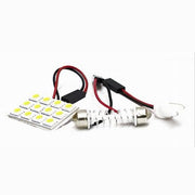 Trade Shop - Chip Led T10 2 Watt 12v 12 Led 6000k Auto Luce Ultra Luminose Maxtech L-m02 -