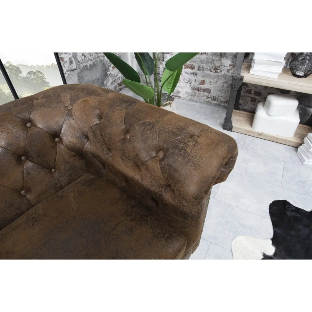 Poltrona EDGAR – Marrone – Stile barocco