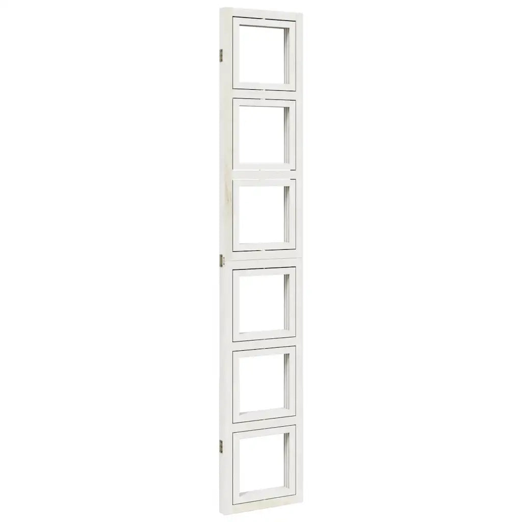 Divisorio Ambienti | Divider per stanze | Paravento 3Pannelli Bianco Legno Massello di Paulownia