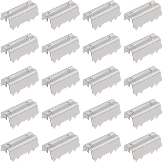 100 pezzi - Dripping rack - Acciaio inossidabile - Organizzazione cucina - Adatto per piatti e bicchieri - Argento