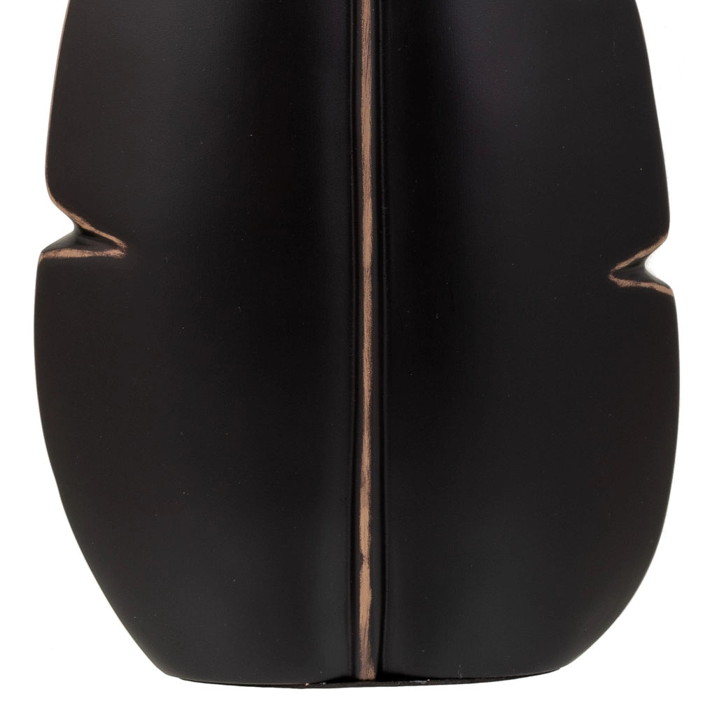 Vaso in poliresina marrone 19,5x7x37h