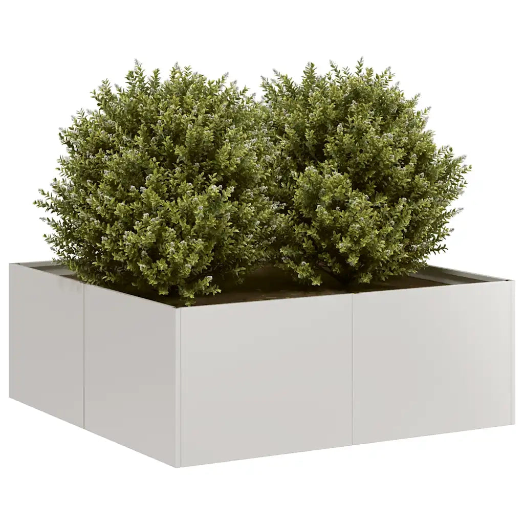 Fioriera 80x80x30 cm in Acciaio Inox 860805