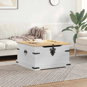 storage box Bianco 78 x 78 x 45 cm Pino massello 42024939