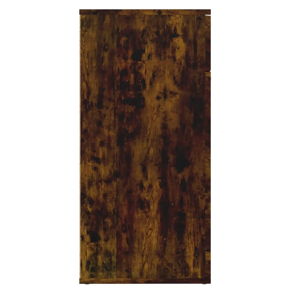 Credenza Rovere Fumo 80x36x75 cm in Legno Multistrato 815489