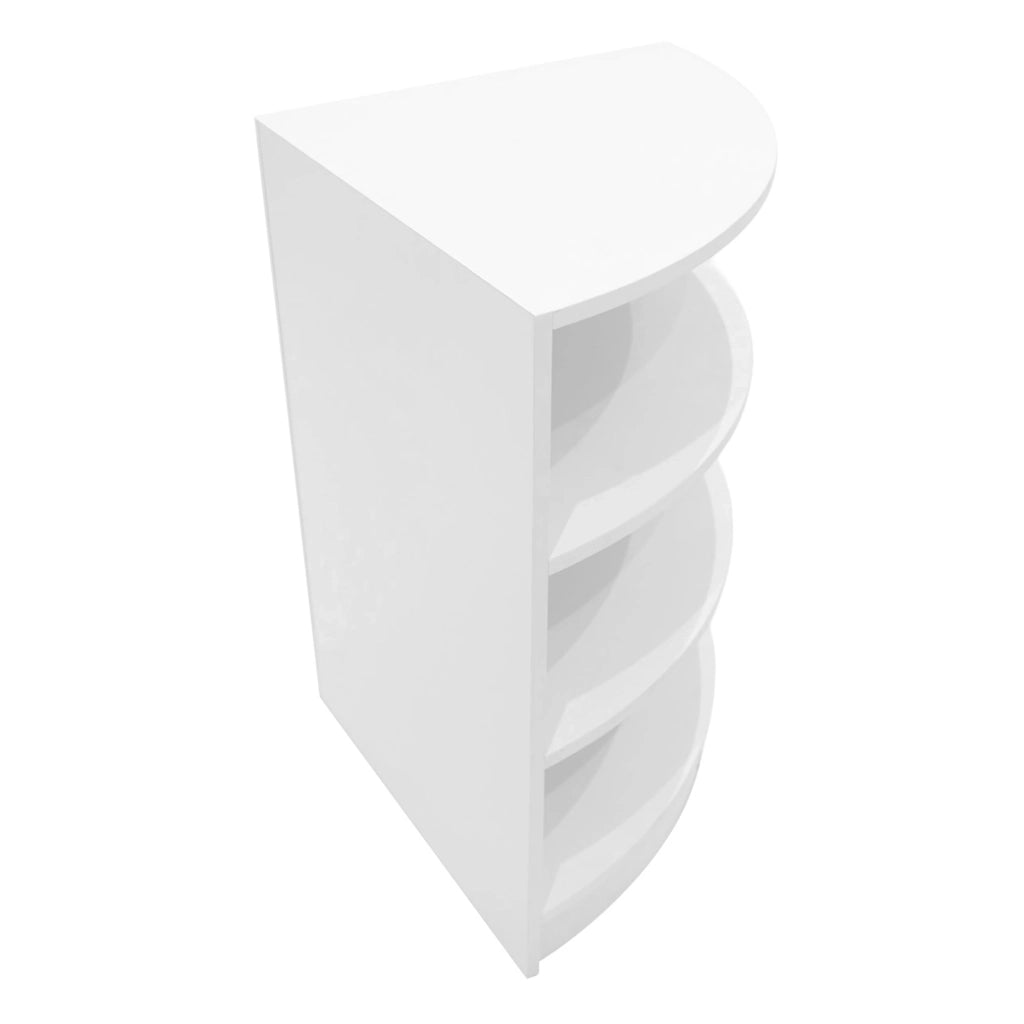 Set Bancone Bianco Theseus LED B1200 LM60 con Serratura e Vetrina Espositiva