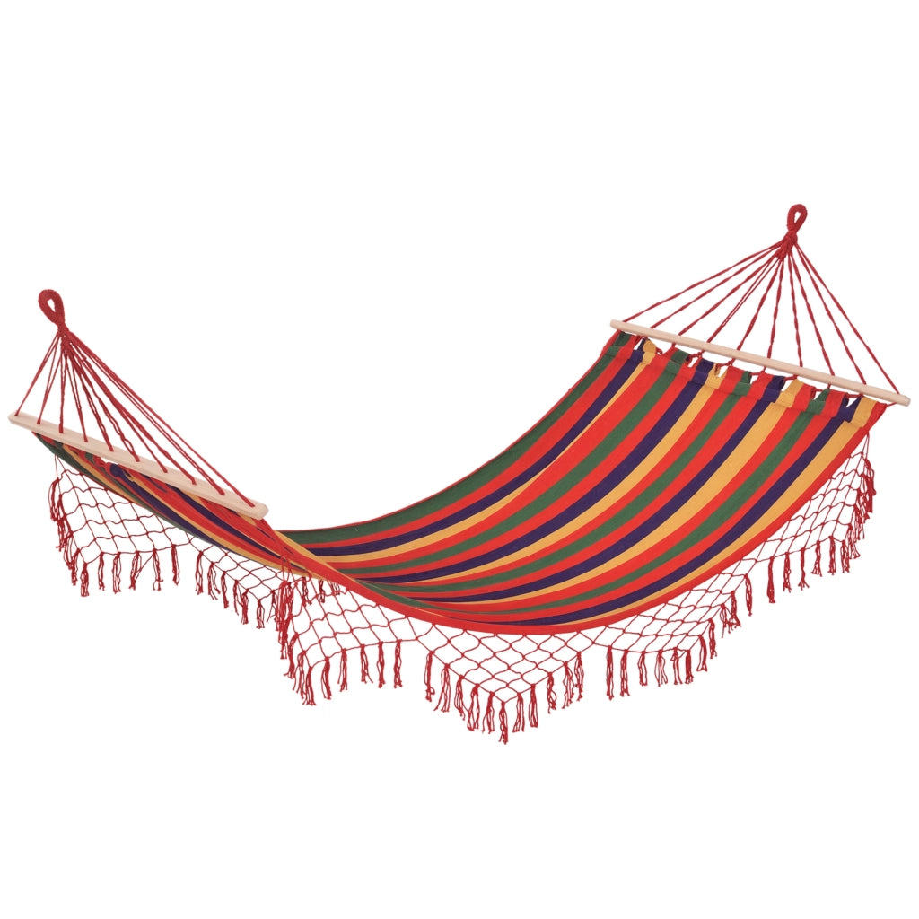 Amaca da giardino ¨C zephmum ¨C multicolore 200x100 cm in legno