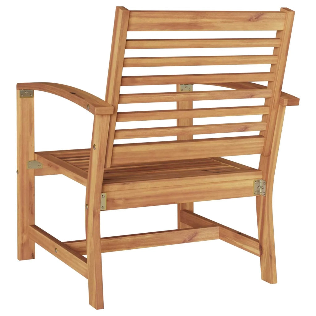 Sedia da esterno-Sedia da patio 2 Pezzo Marrone 65 x 60 x 76,5 cm Legno di teak solido