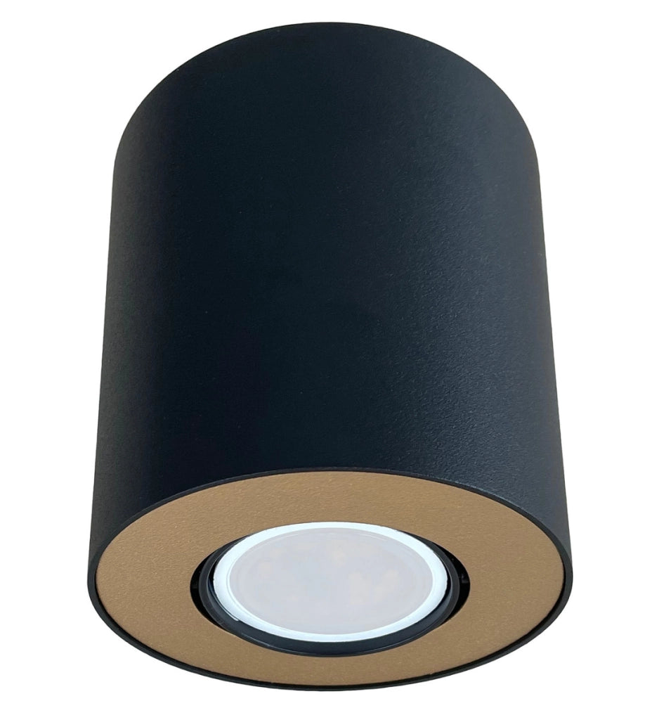 Spot plafone Nowodvorski SET nero/oro GU10 1x10W 8901